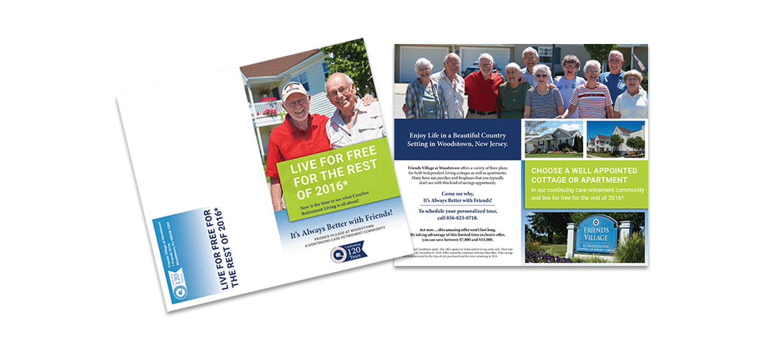 direct-mail-friends-village direct mail