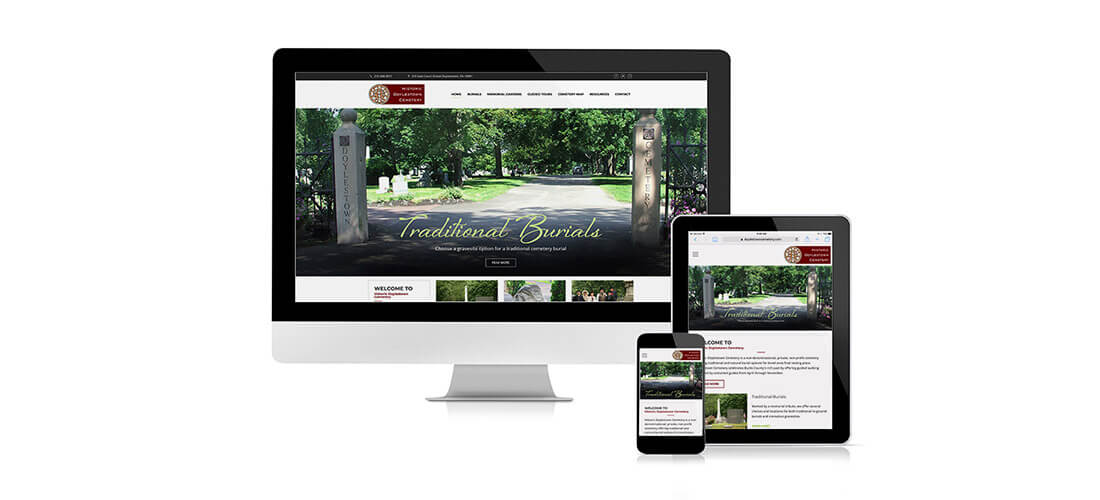website-Historic-Doylestown-Cemetery website