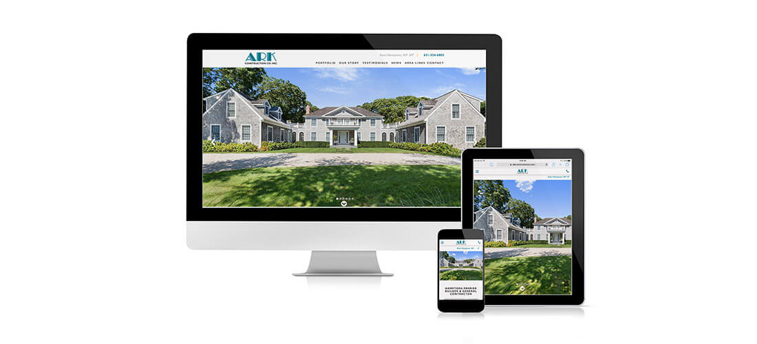 website-ARK-Construction website